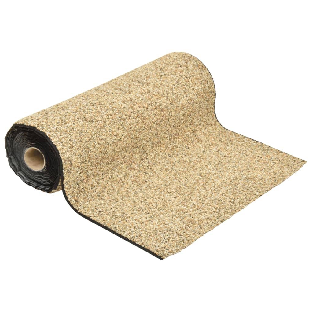 vidaXL Kantmatta naturlig sand 500x60 cm