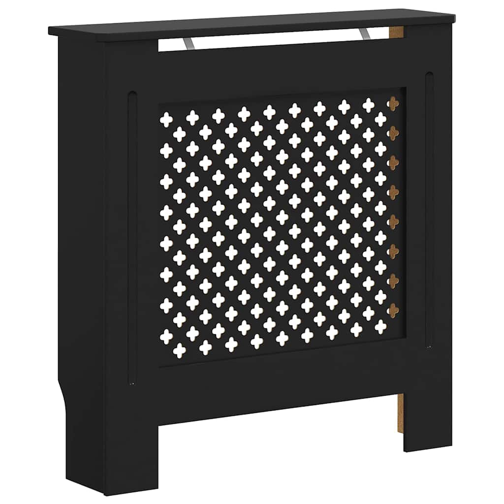 vidaXL Elementskydd MDF svart 78 cm