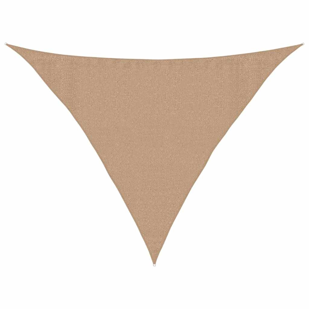 vidaXL Solsegel 160 g/m² taupe 3,5x3,5x4,9 m HDPE