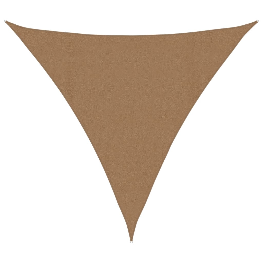 vidaXL Solsegel 160 g/m² taupe 4x4x4 m HDPE