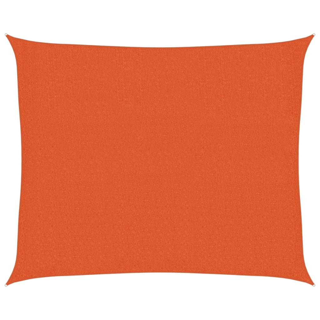 vidaXL Solsegel 160 g/m² orange 2,5x3 m HDPE