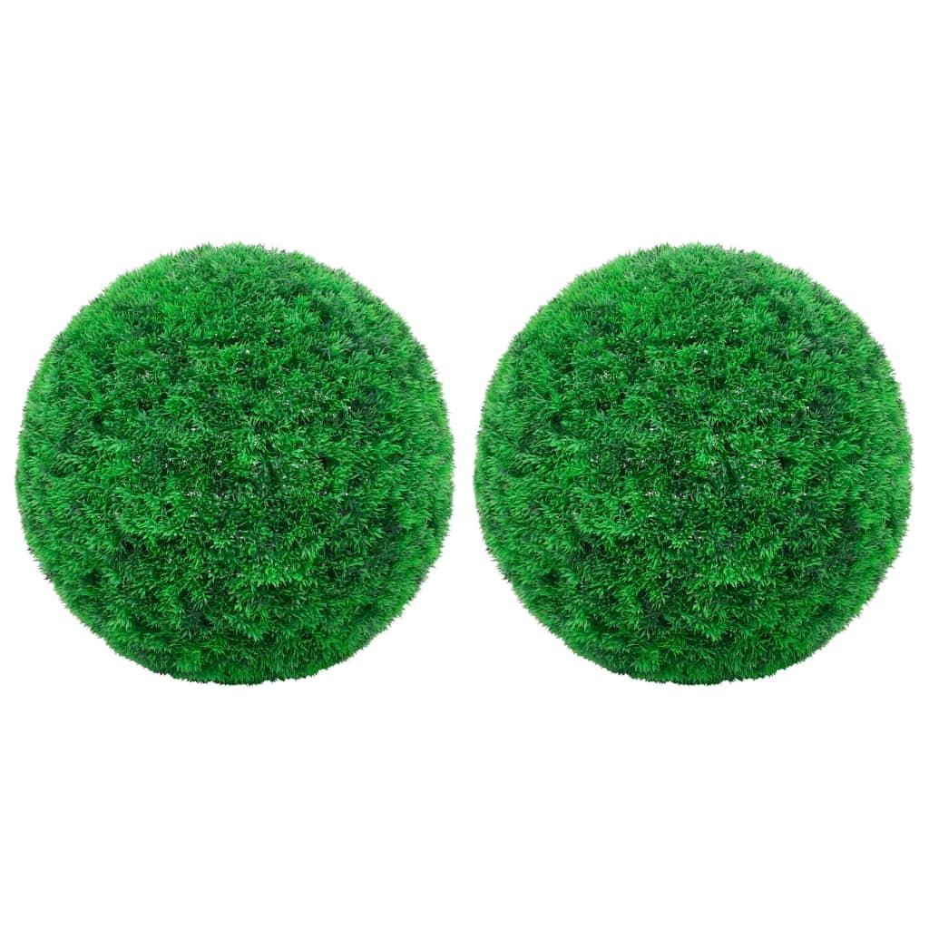vidaXL Konstgjorda buxbombollar 2 st 52 cm
