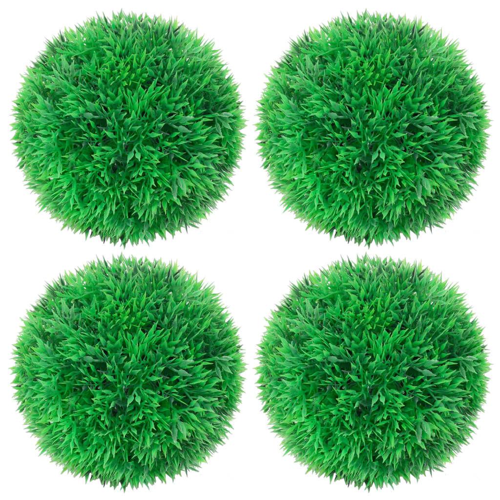 vidaXL Konstgjorda buxbombollar 4 st 12 cm