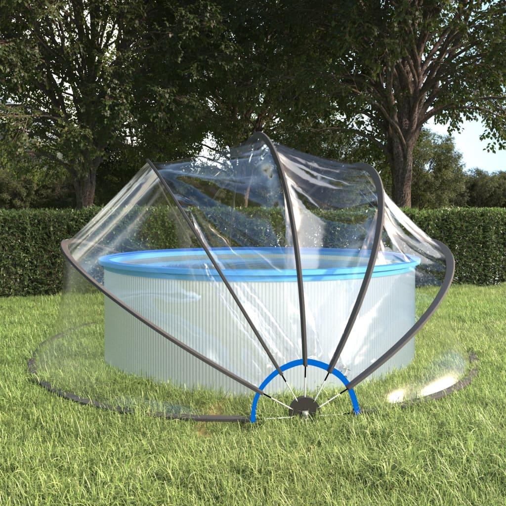 vidaXL Poolkupol 500x250 cm