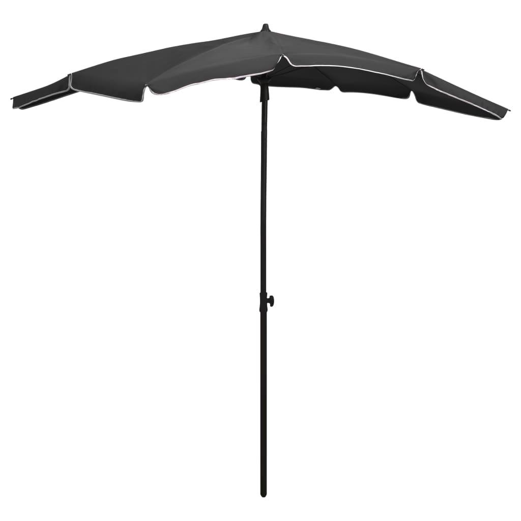 vidaXL Parasoll med stång 200x130 cm