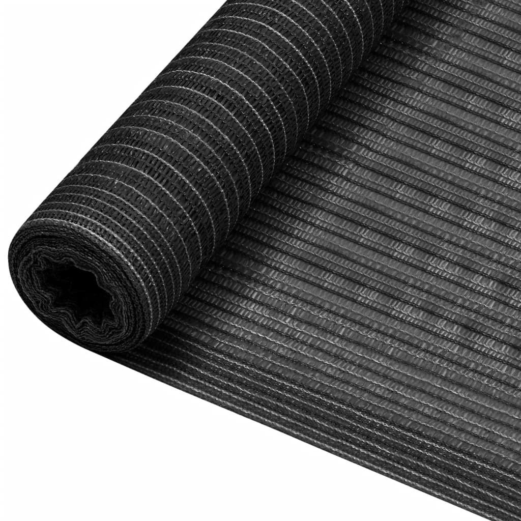 vidaXL afskærmning 1x10 m 150 g/m² HDPE antracitgrå