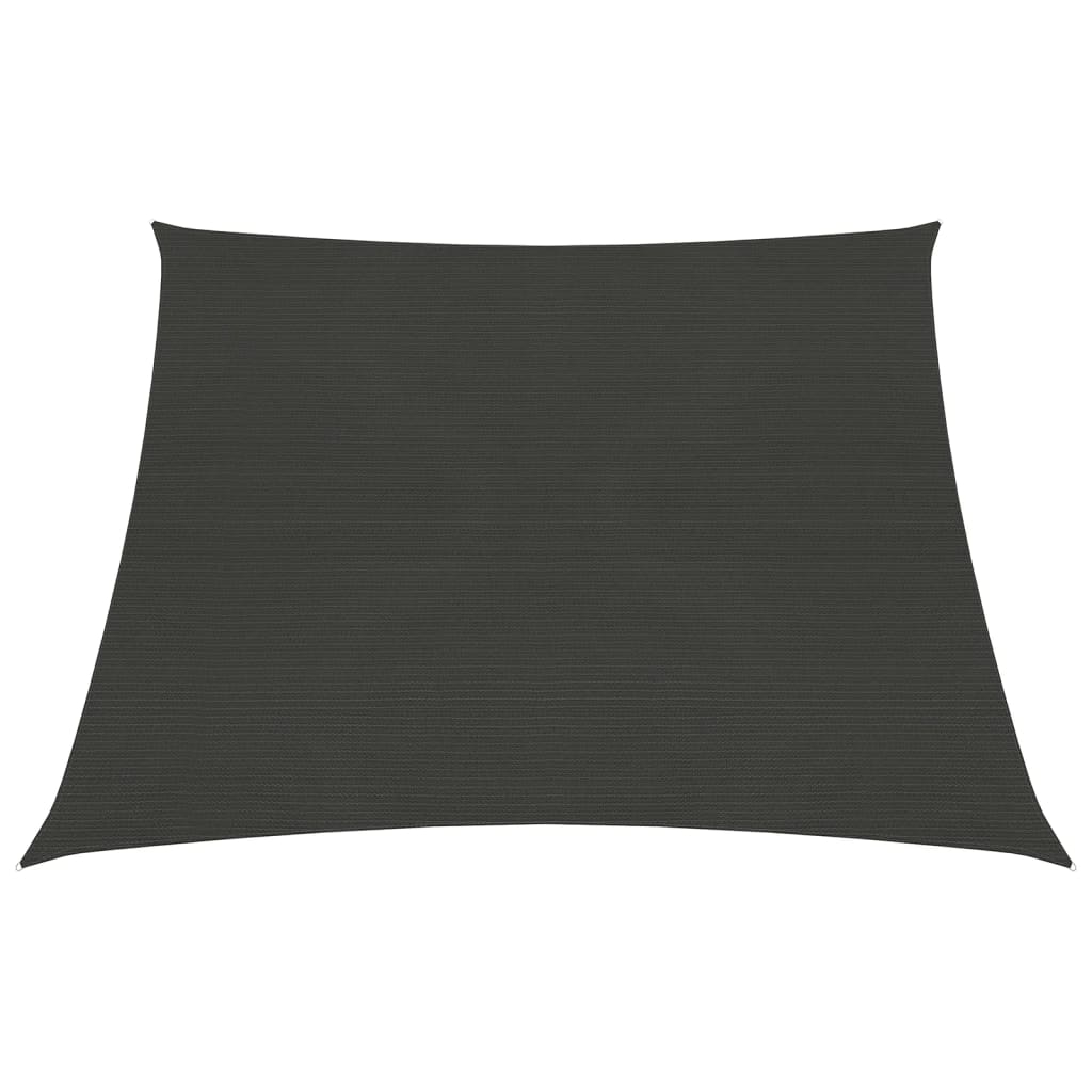 vidaXL Solsegel 160 g/m² antracit 3/4x3 m HDPE