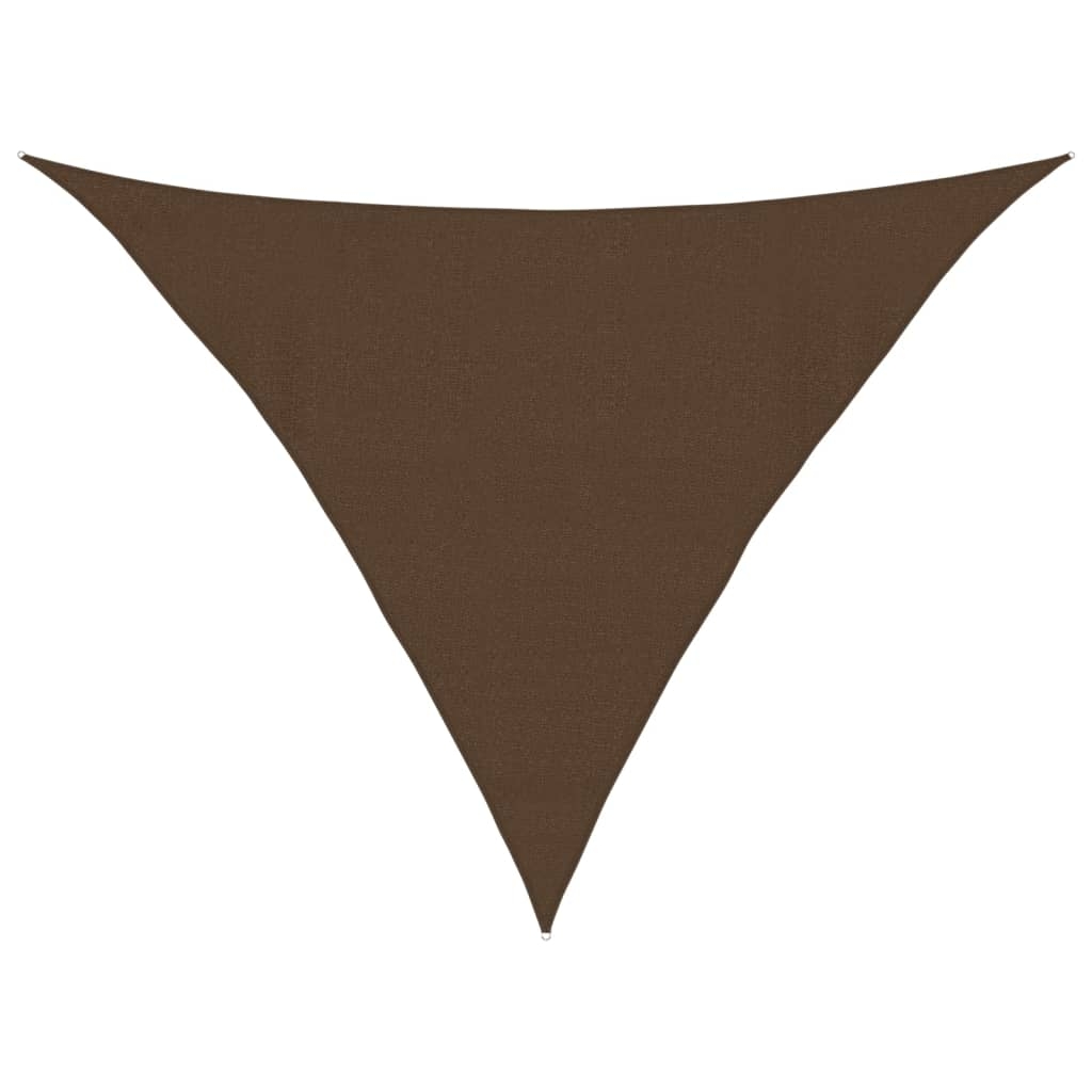 vidaXL Solsegel 160 g/m² brun 4x4x5,8 m HDPE