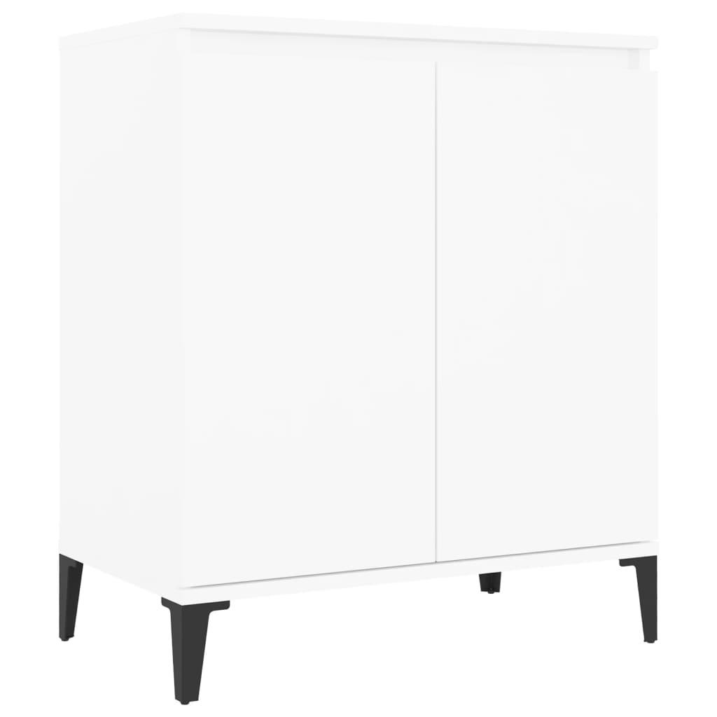 vidaXL Skänk vit 60x35x70 cm spånskiva