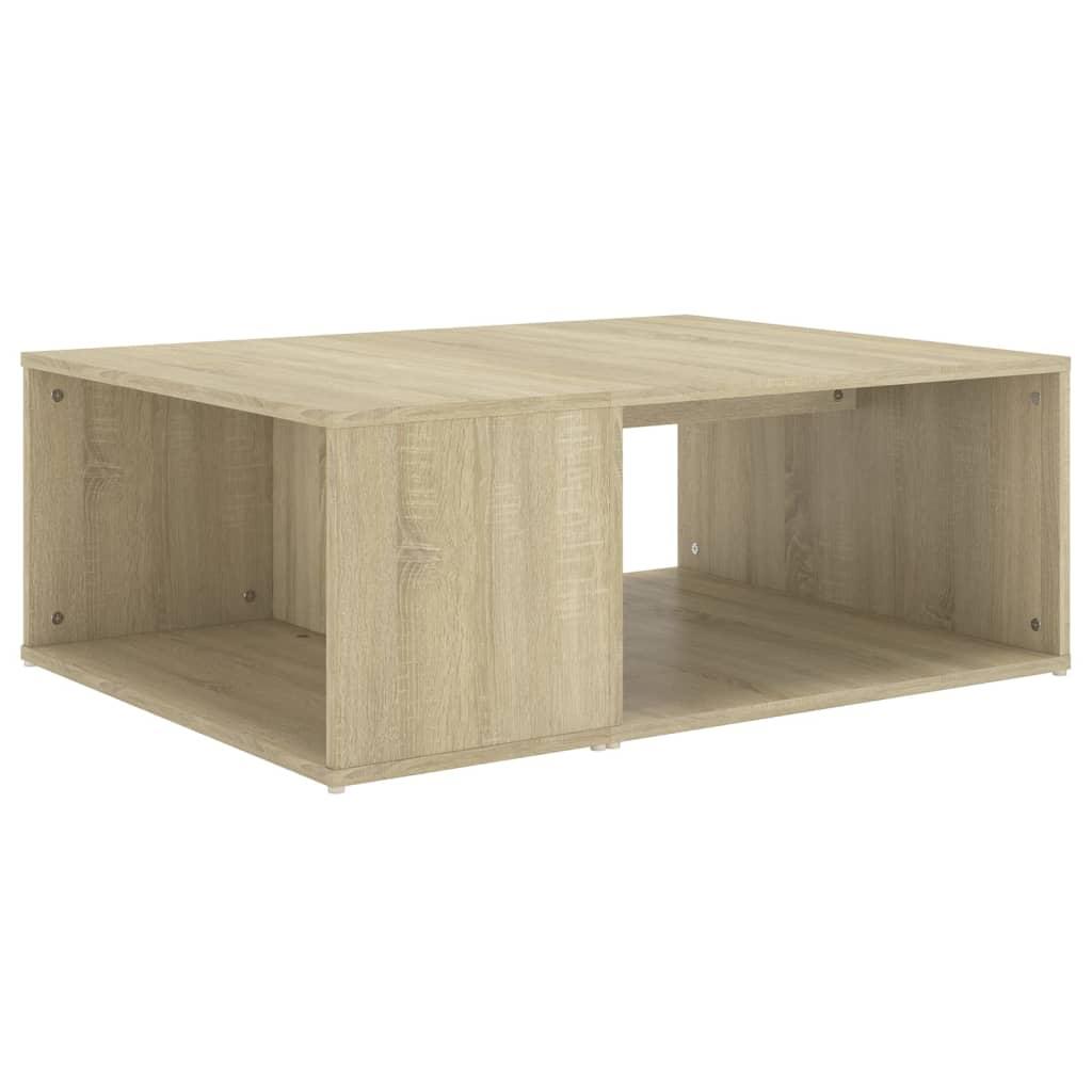 vidaXL Soffbord sonoma-ek 90x67x33 cm spånskiva
