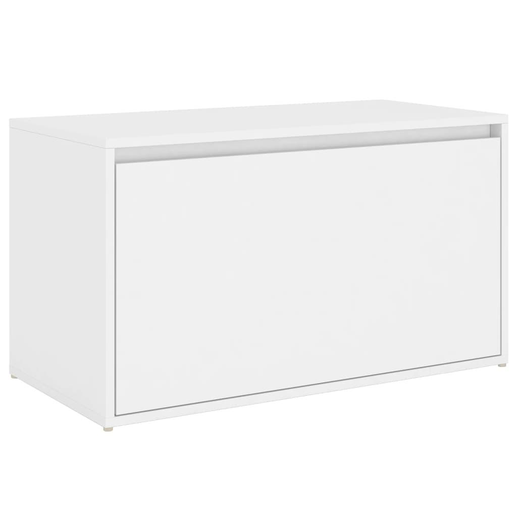 vidaXL entrébænk 80x40x45 cm spånplade hvid