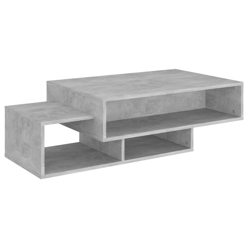 vidaXL Soffbord betonggrå 105x55x32 cm spånskiva