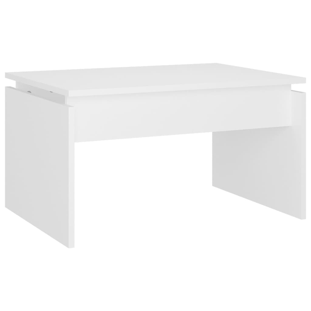 vidaXL Soffbord vit 68x50x38 cm spånskiva