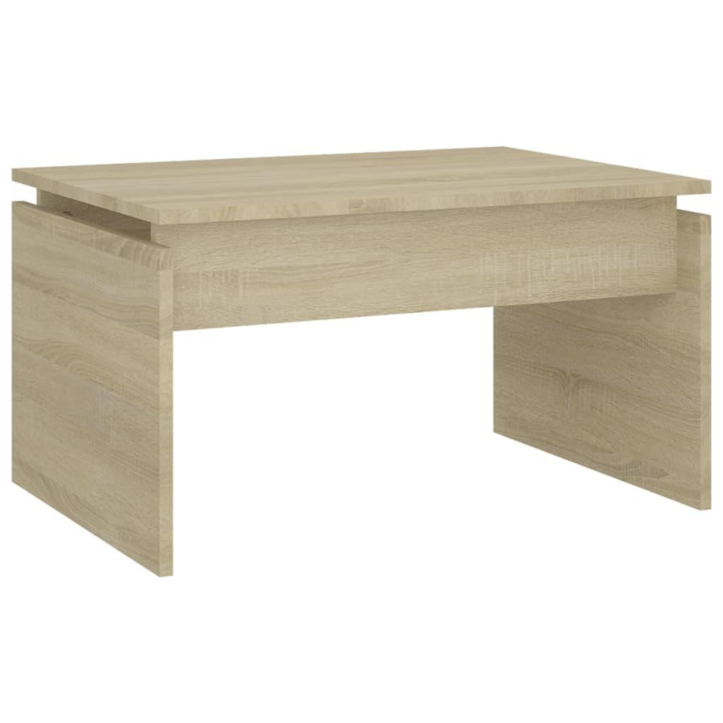 vidaXL Soffbord sonoma-ek 68x50x38 cm spånskiva