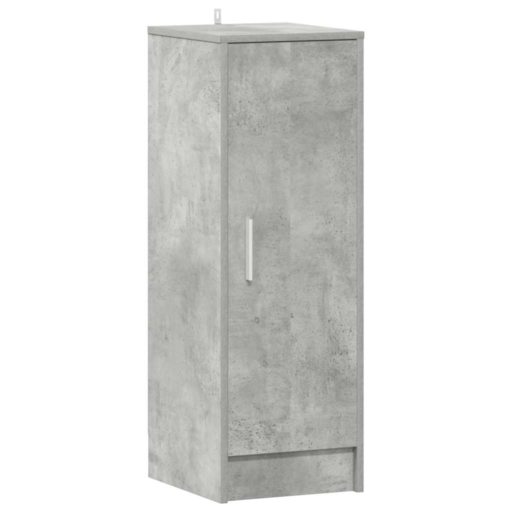 vidaXL Skoskåp betonggrå 32x35x92 cm spånskiva