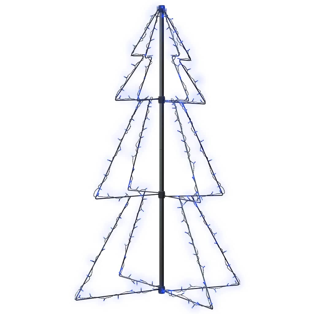 vidaXL Ljuskon för julgran 160 LED inne/ute 78x120 cm