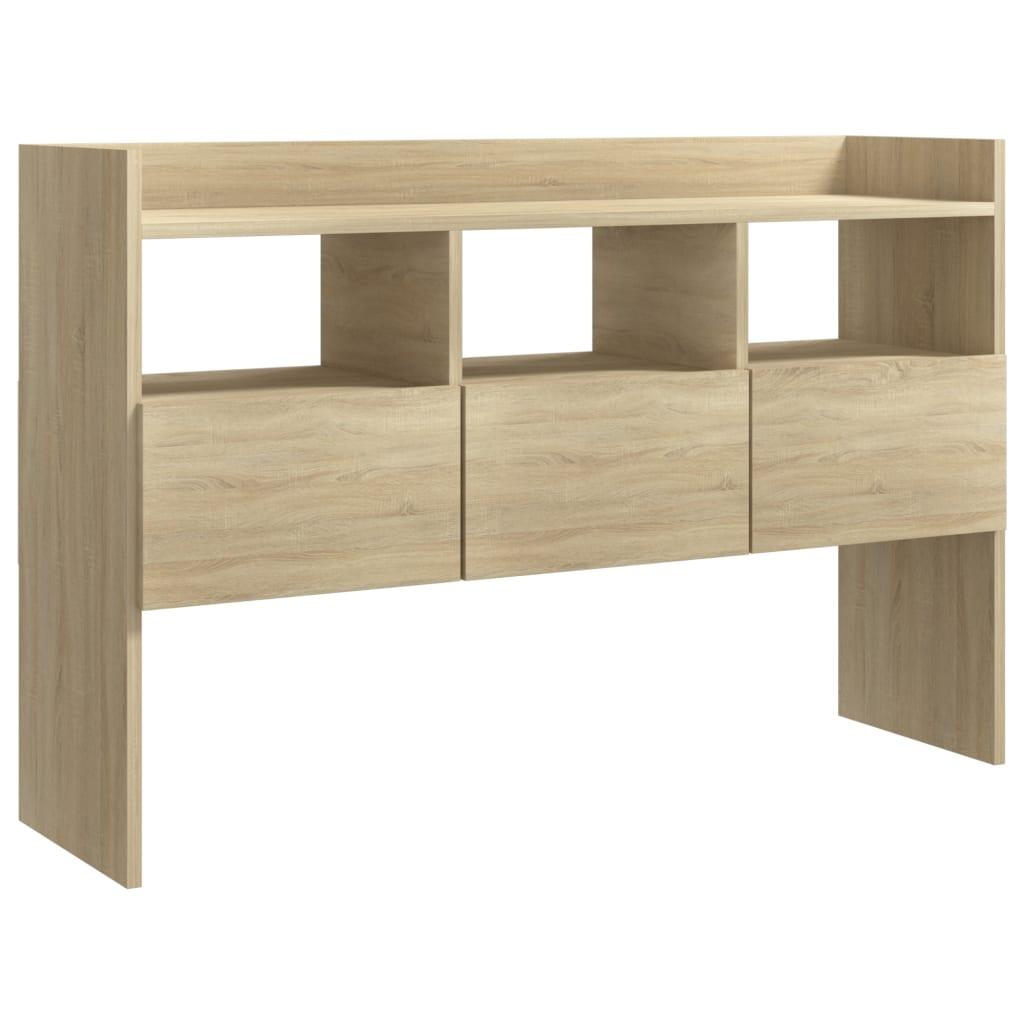 vidaXL Skänk sonoma-ek 105x30x70 cm spånskiva
