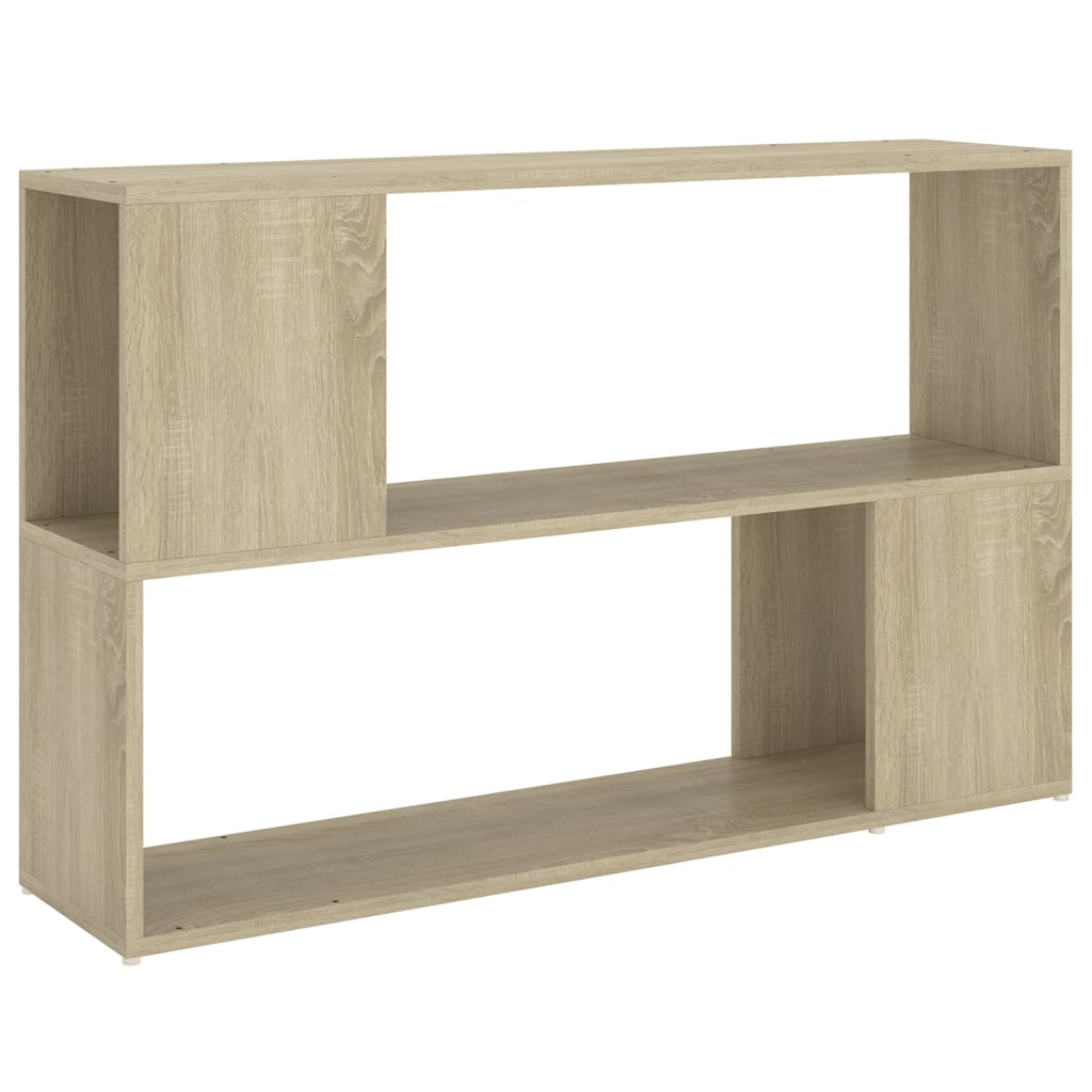 vidaXL Bokhylla sonoma-ek 100x24x63 cm spånskiva