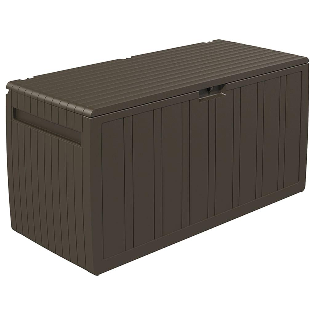vidaXL Tyynylaatikko ruskea 117x45,5x57,5 cm 270 l