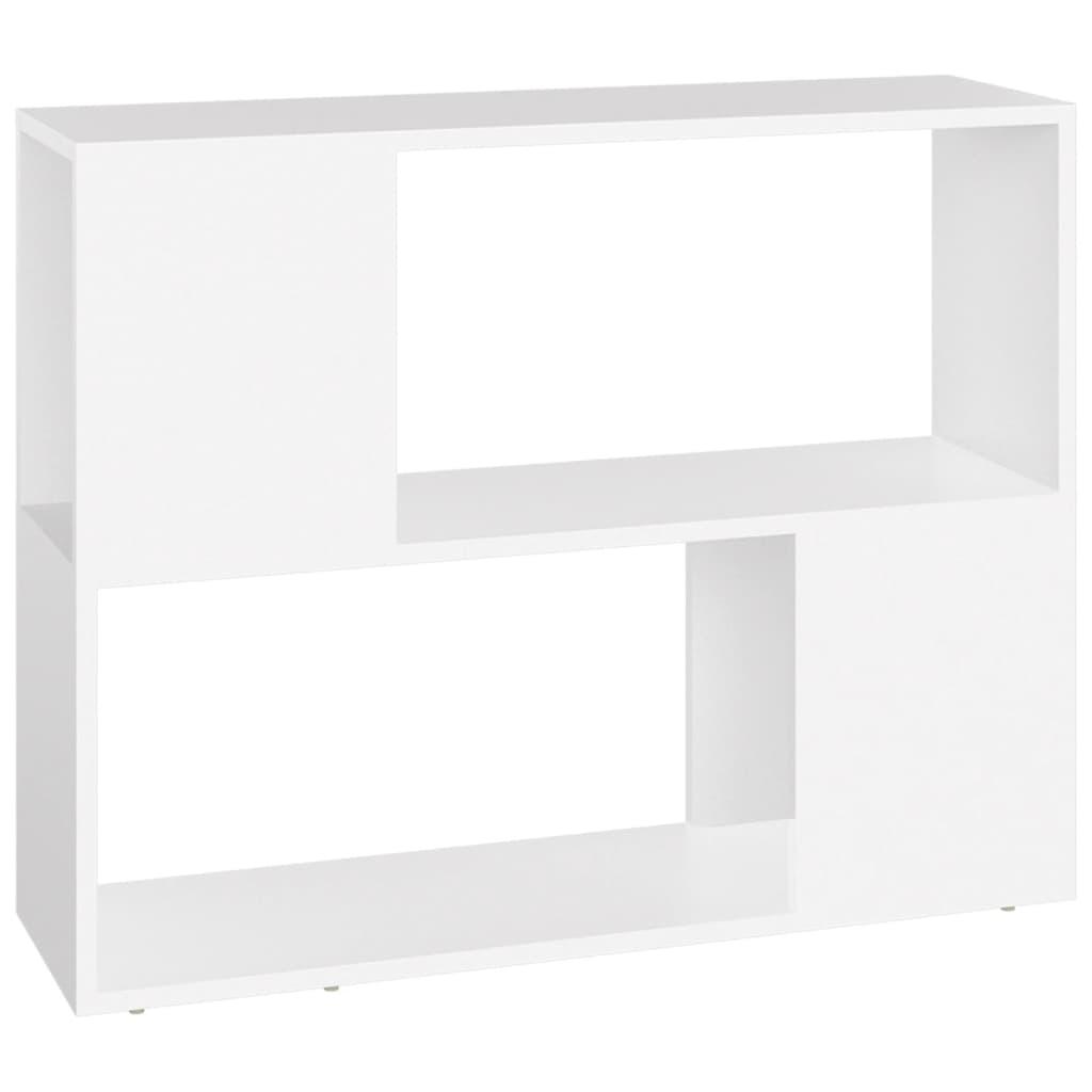 vidaXL TV-bänk vit 80x24x63 cm spånskiva