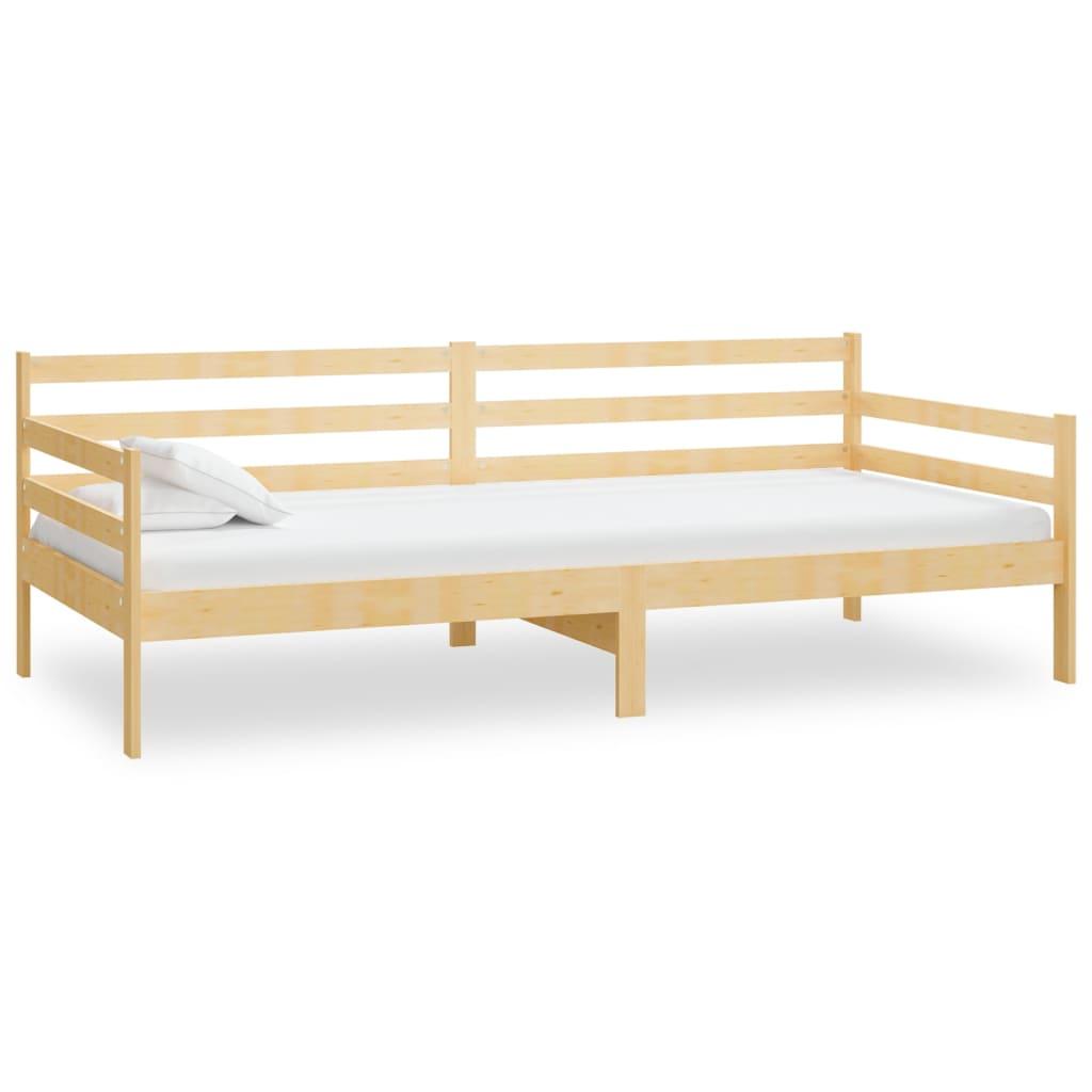 vidaXL Dagbädd massiv furu 90x200 cm