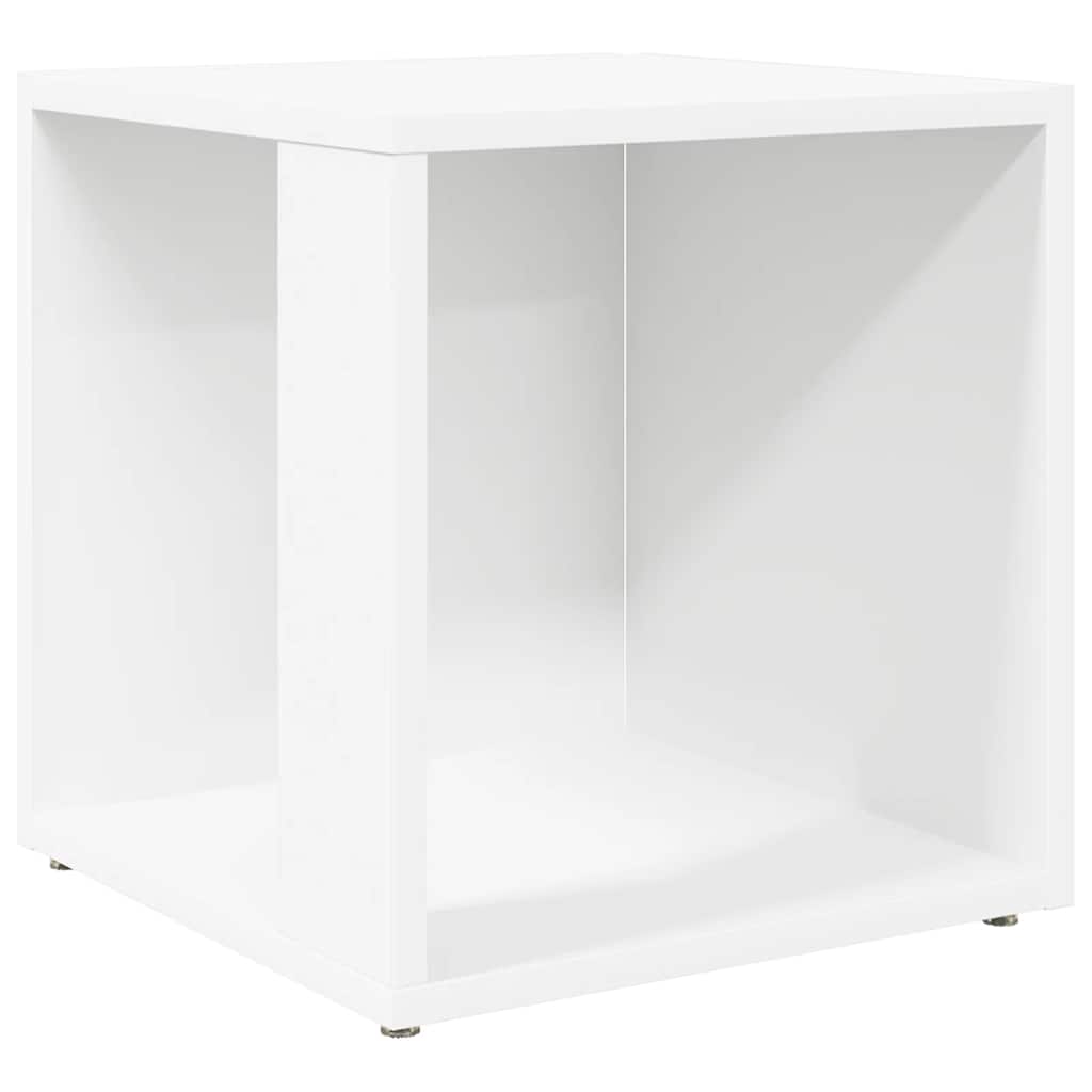 vidaXL Sidobord vit 33x33x34,5 cm konstruerat trä