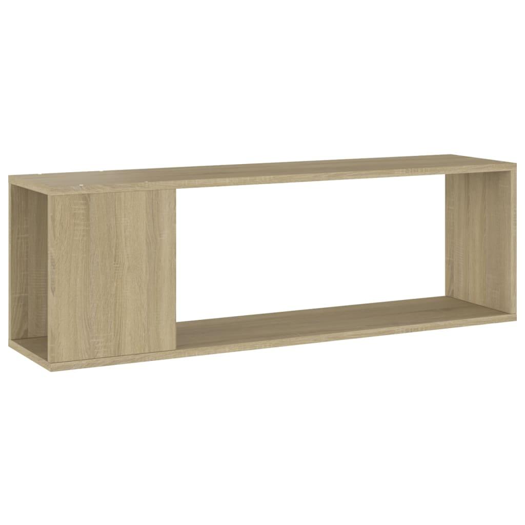 vidaXL Tv-bänk sonoma-ek 100x24x32 cm konstruerat trä