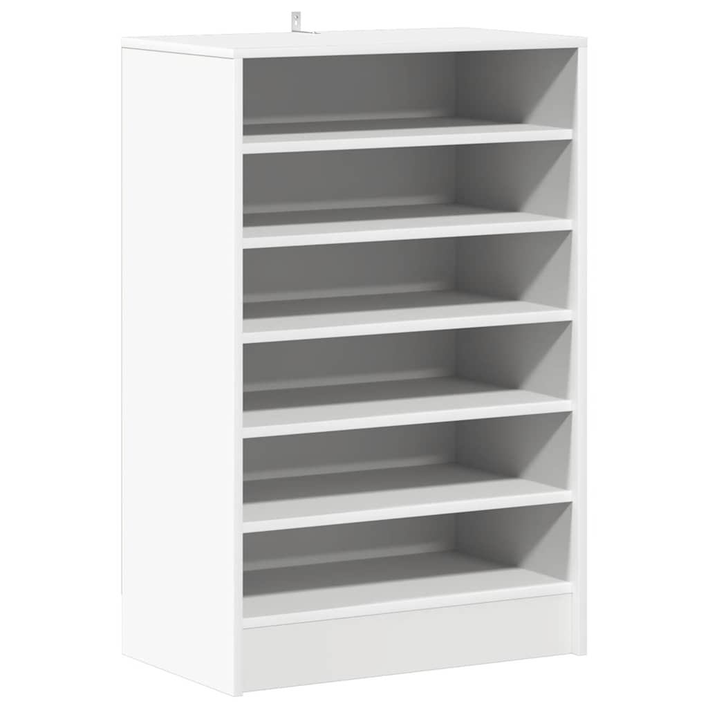 vidaXL Skoskåp vit 60x35x92 cm spånskiva