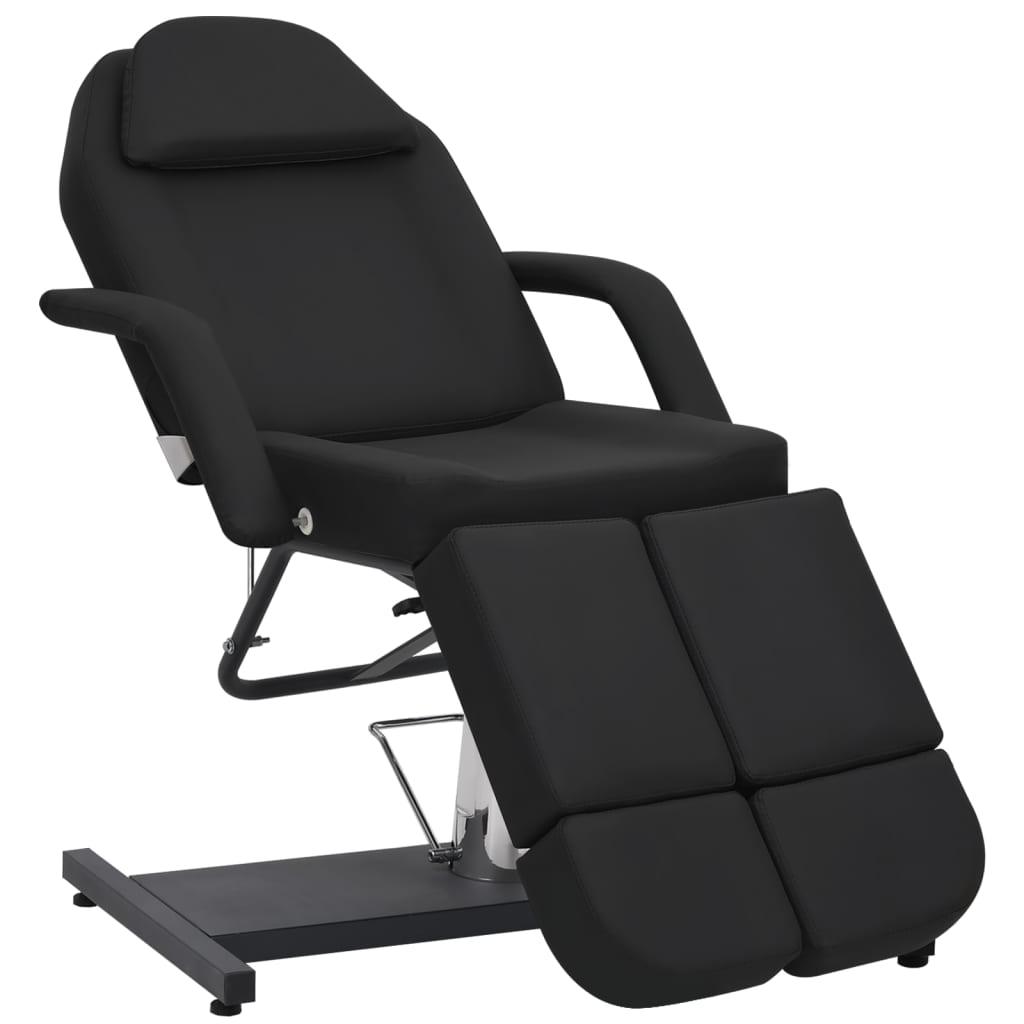 vidaXL Behandlingsstol konstläder svart 180x62x78 cm