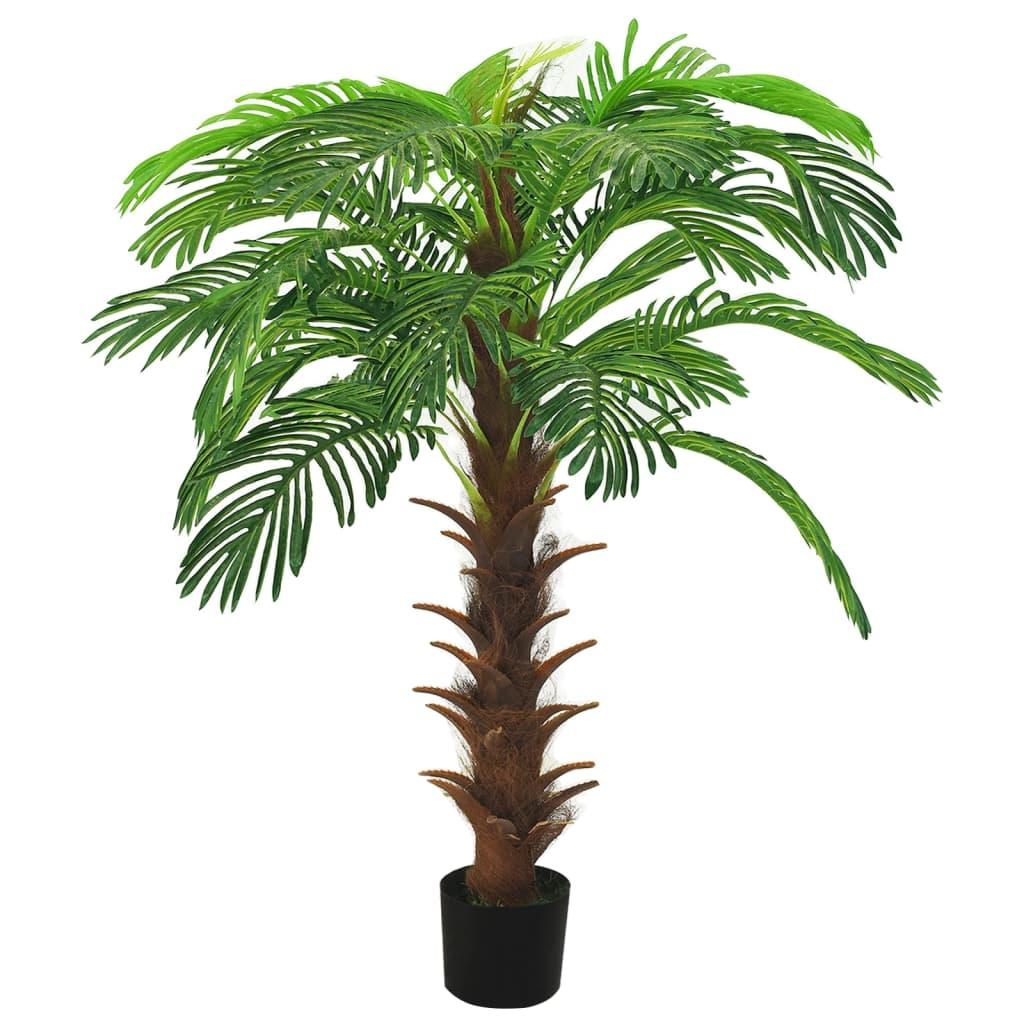 vidaXL Konstväxt kottepalm med kruka 140 cm