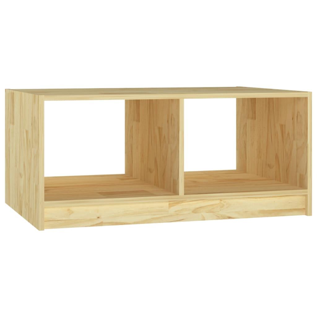 vidaXL Soffbord 75x50x33,5 cm massiv furu