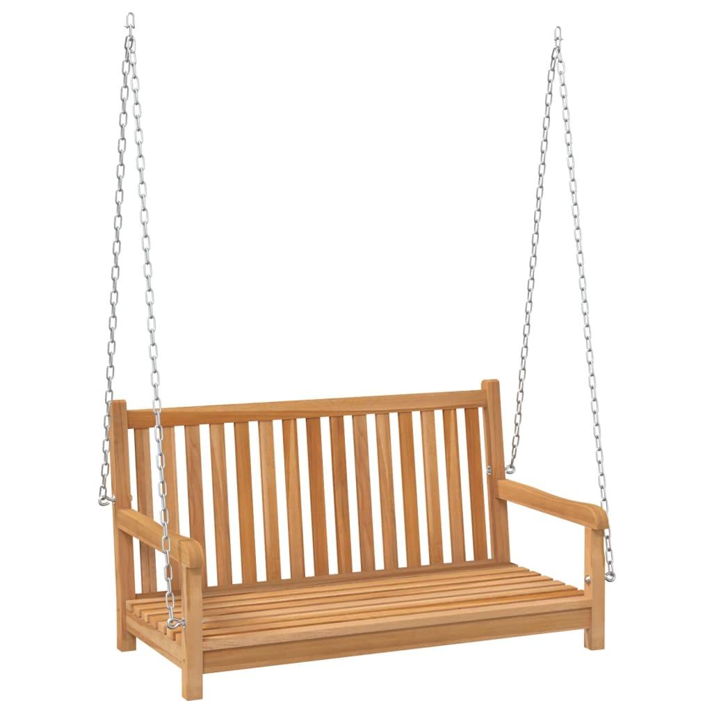 vidaXL Hammock massiv teak 114x60x64 cm