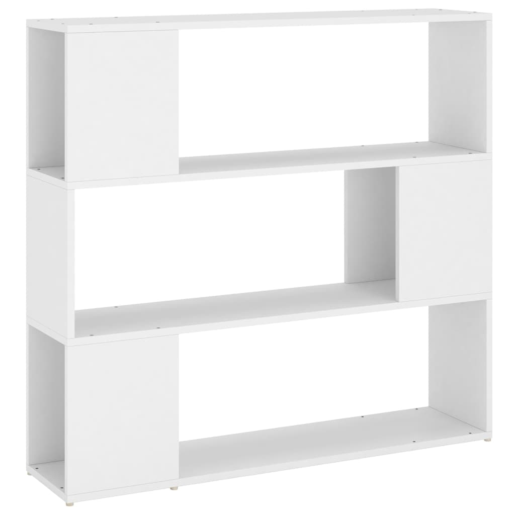 vidaXL Bokhylla Rumsavdelare vit 100x24x94 cm