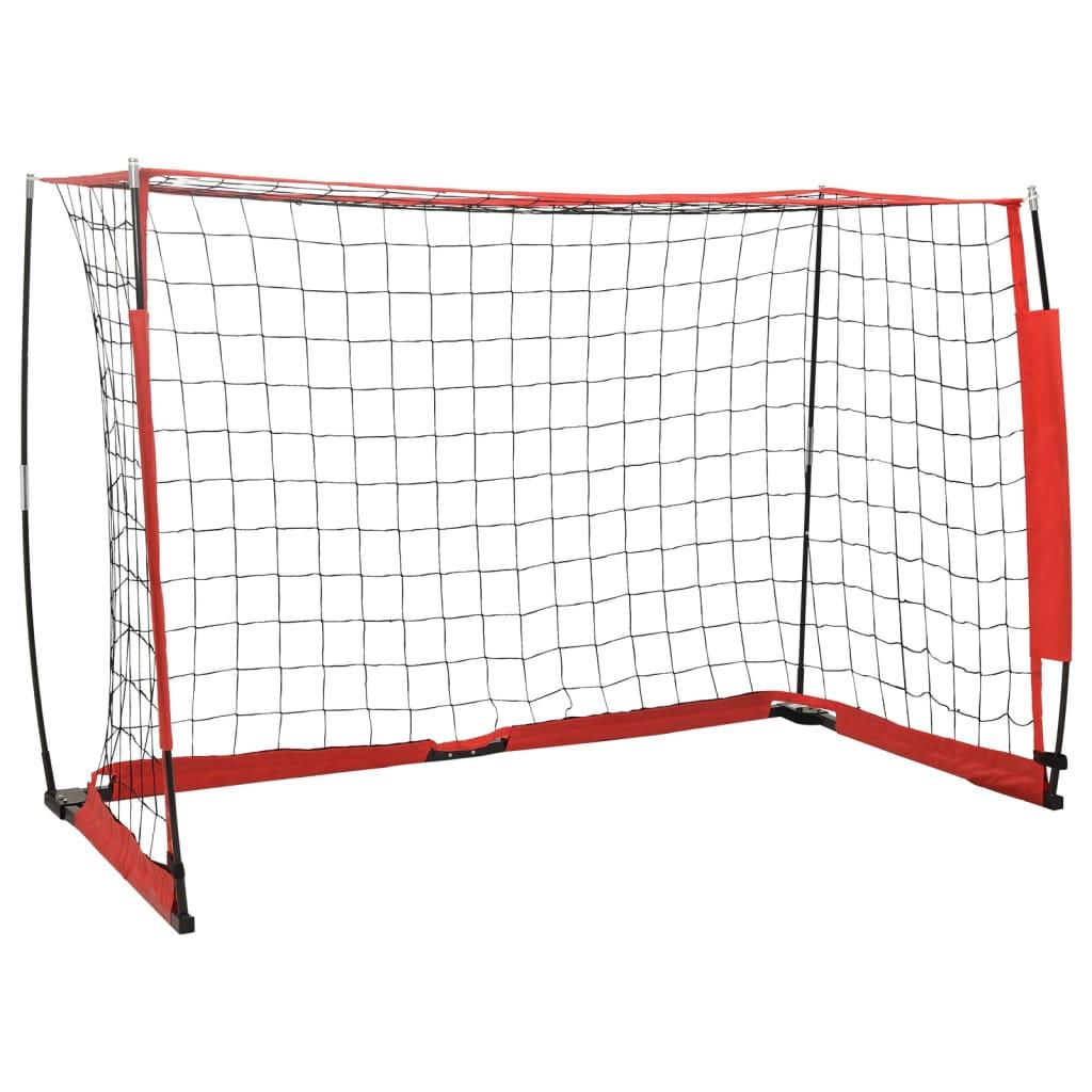 vidaXL Fotbollsmål 184x91x124,5 cm stål