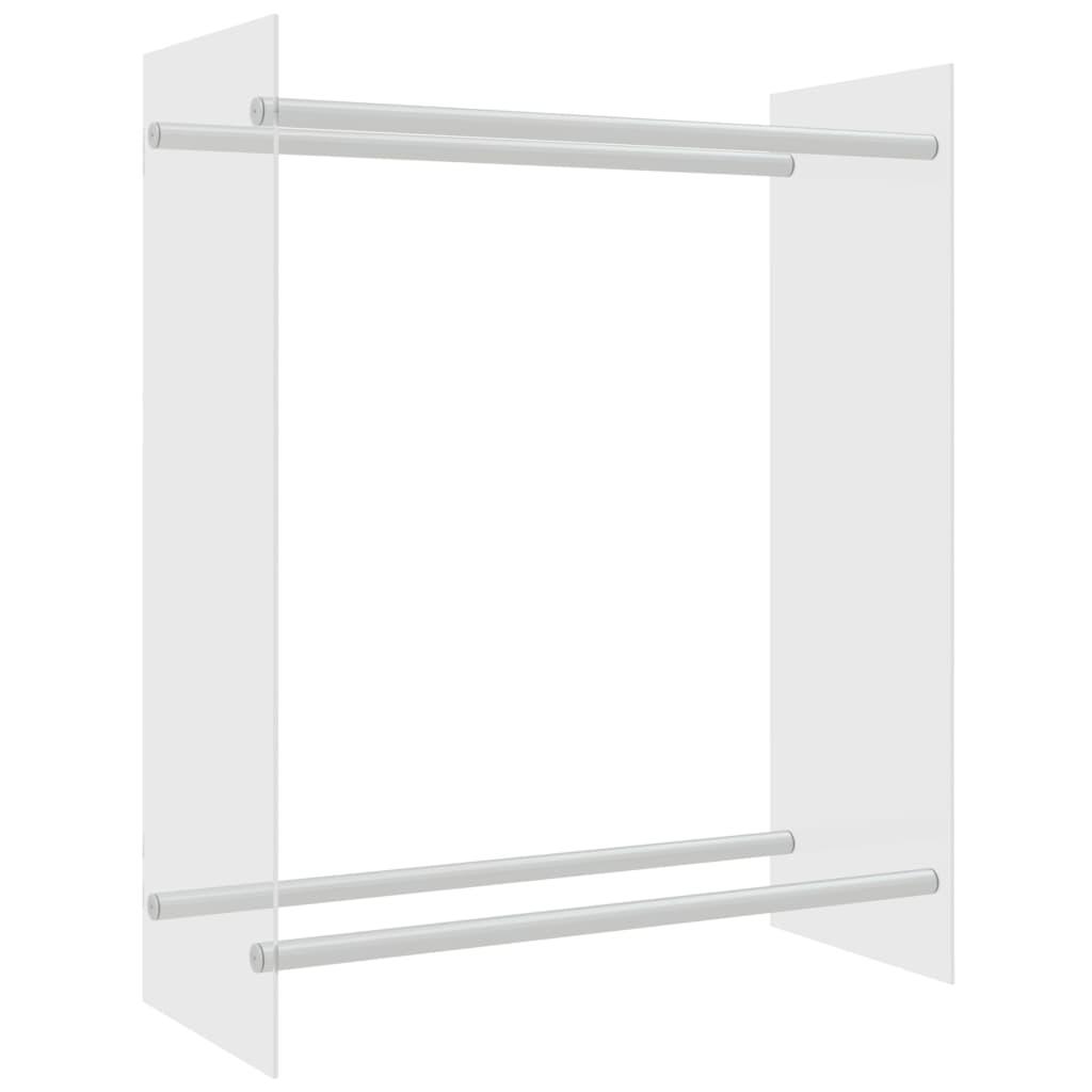 vidaXL Vedställ genomskinlig 80x35x100 cm härdat glas
