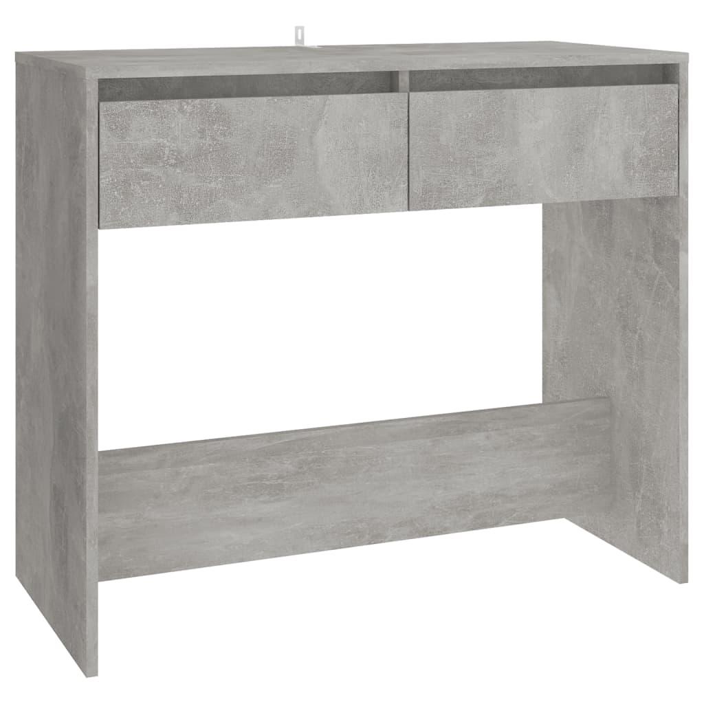 vidaXL Konsolbord betonggrå 89x41x76,5 cm stål