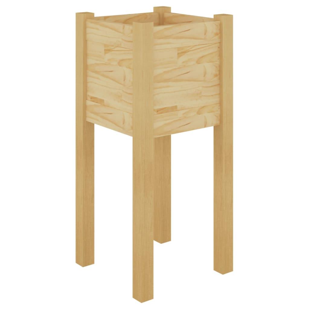 vidaXL Odlingslåda 31x31x70 cm massiv furu
