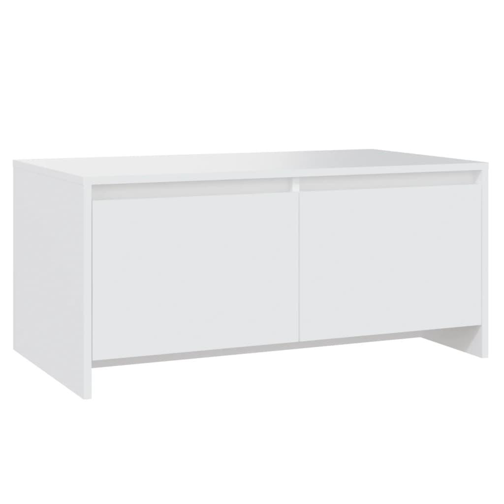 vidaXL Soffbord vit 90x50x41,5 cm spånskiva