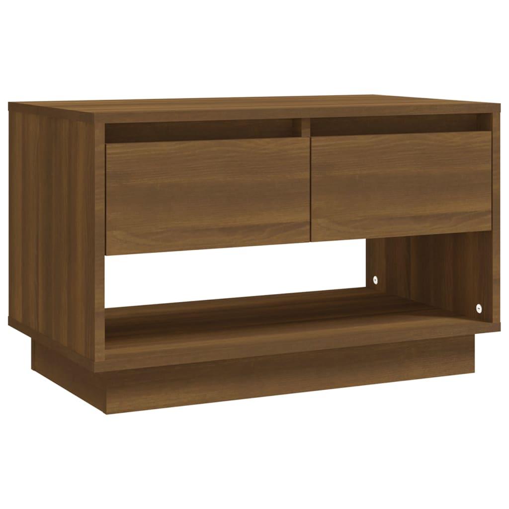 vidaXL TV-bänk brun ek 70x41x44 cm spånskiva