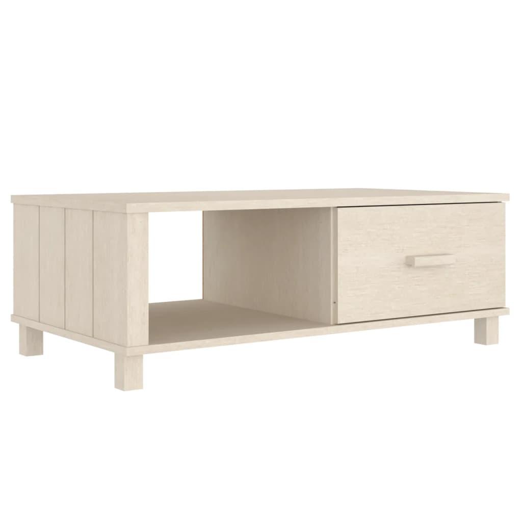 vidaXL Soffbord HAMAR honungsbrun 100x55x35 cm massiv furu