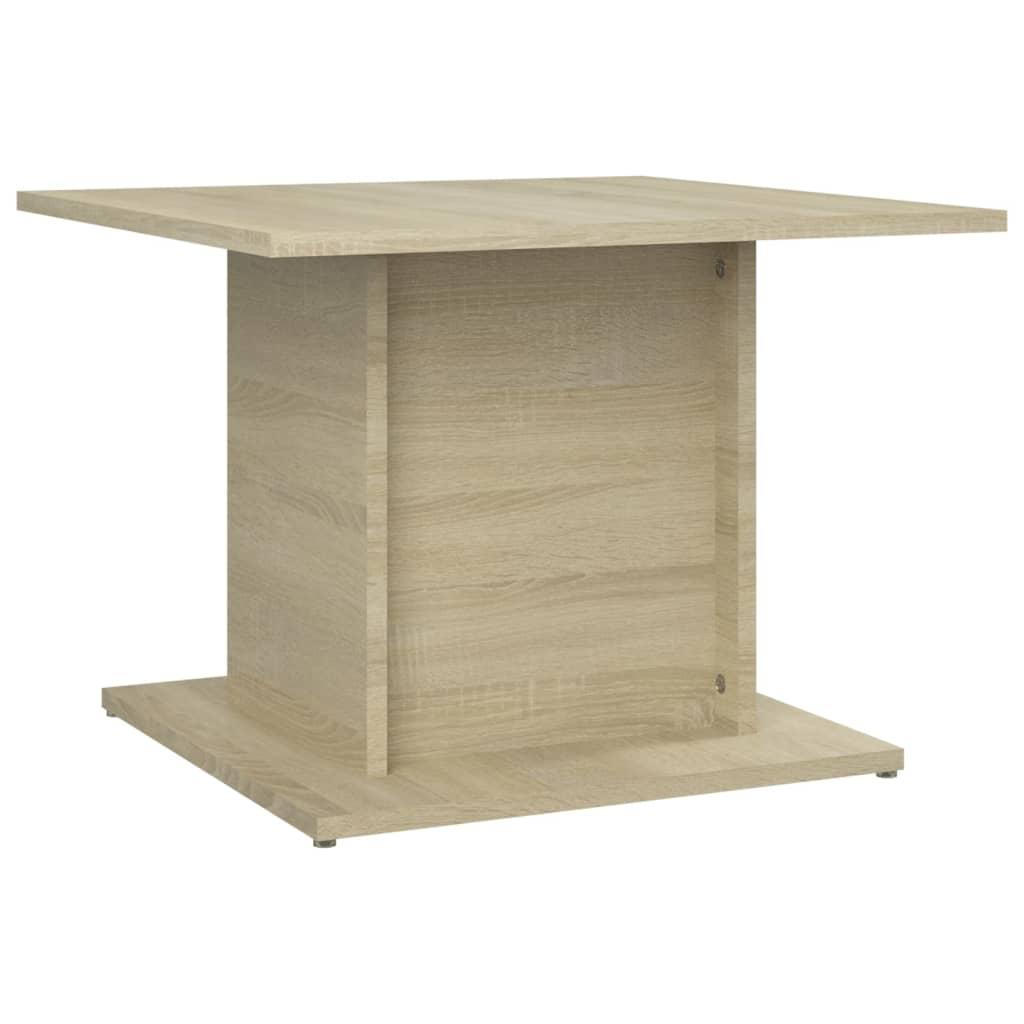 vidaXL Soffbord sonoma-ek 55,5x55,5x40 cm spånskiva