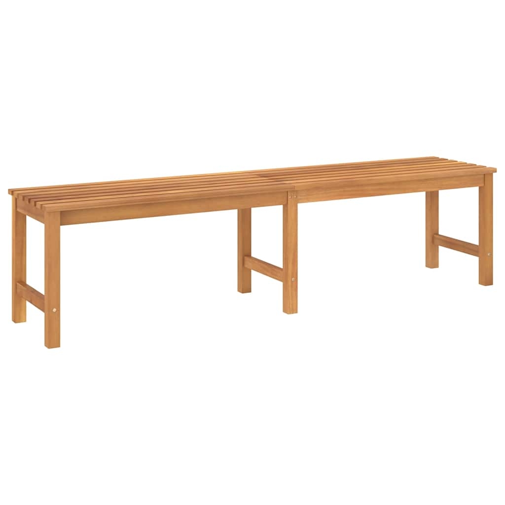 vidaXL Trädgårdsbänk 180 cm massiv teak