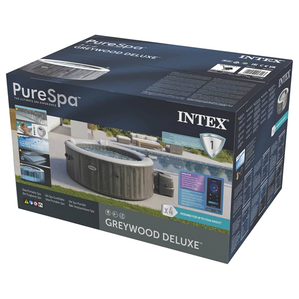INTEX PureSpa Greywood DELUXE 196 cm CDON