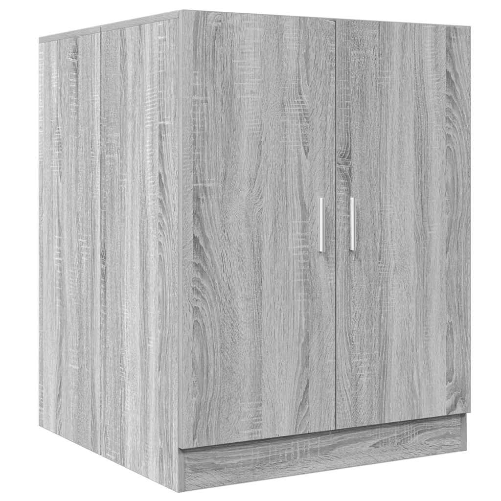 vidaXL Tvättmaskinsskåp grå sonoma 71x71,5x91,5cm