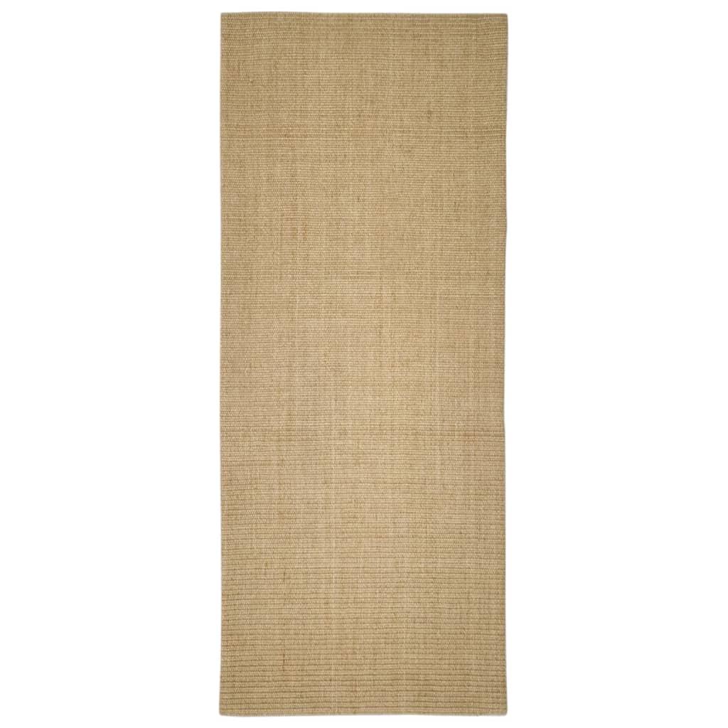 vidaXL Matta naturlig sisal 80x200 cm
