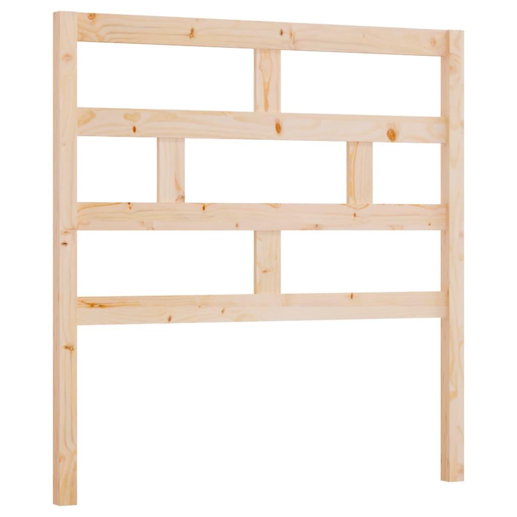 vidaXL Sänggavel 81x4x100 cm massiv furu