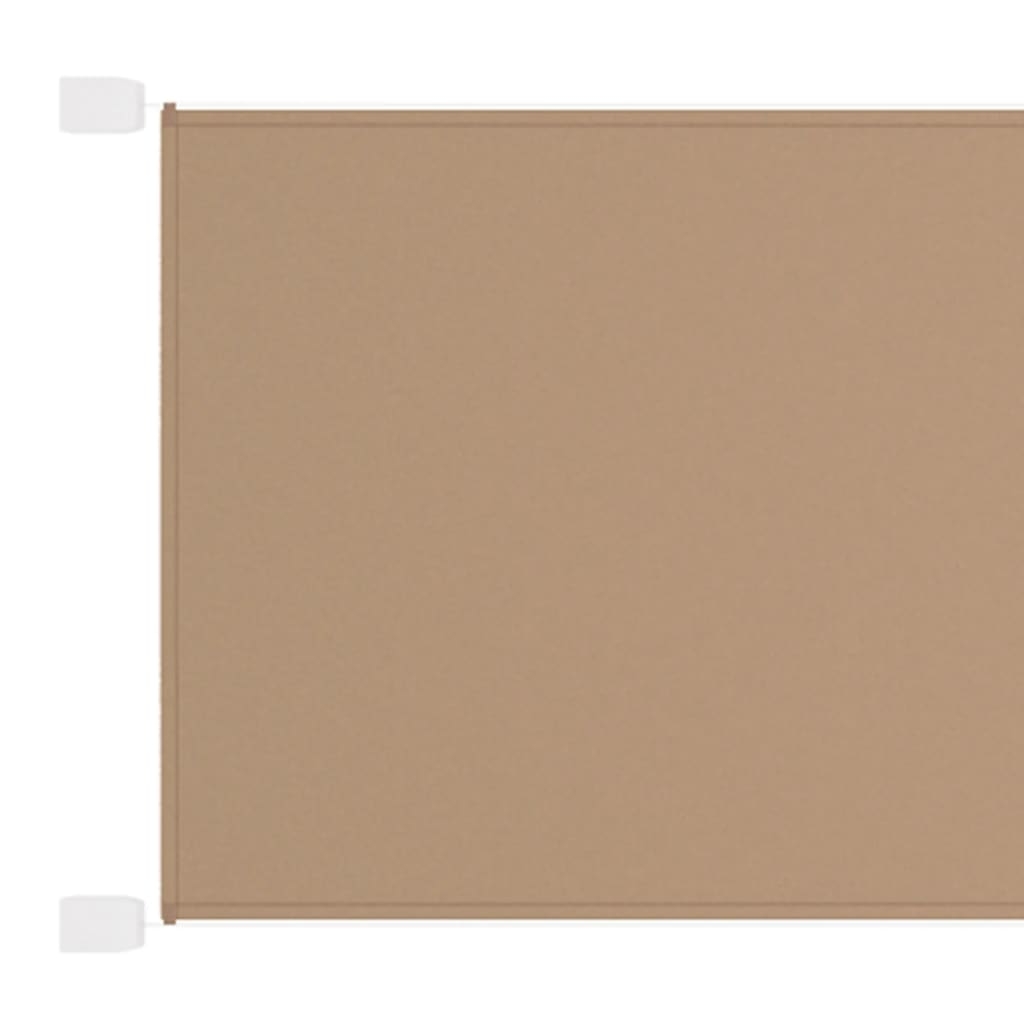 vidaXL Markis vertikal taupe 140x420 cm oxfordtyg