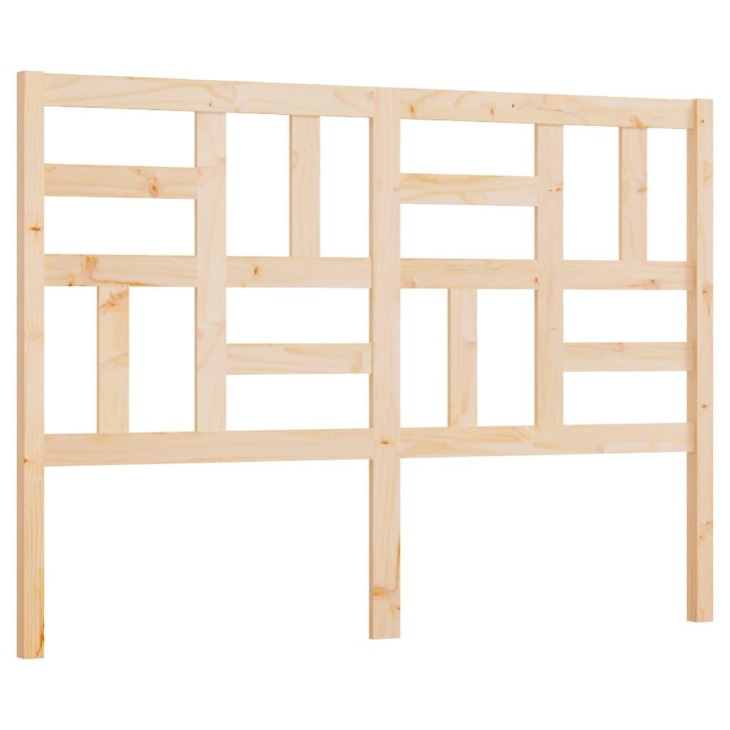 vidaXL Sänggavel 126x4x104 cm massiv furu