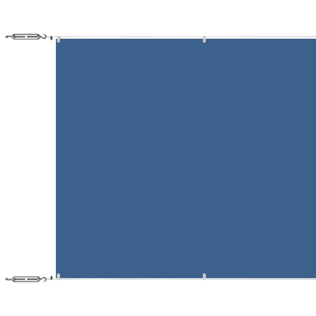 vidaXL Markis vertikal blå 60x800 cm oxfordtyg