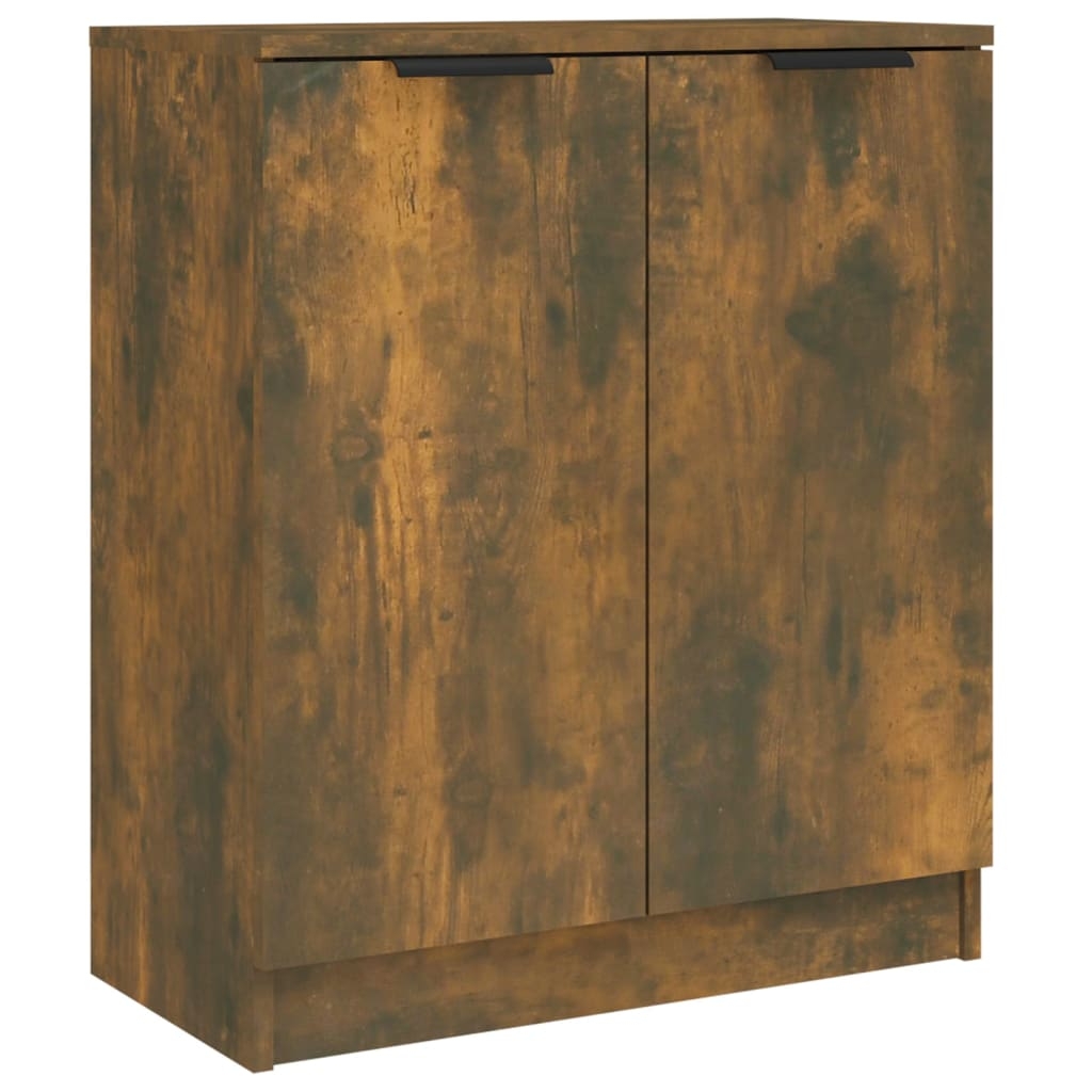 vidaXL Byrå rökfärgad ek 60x30x70 cm konstruerat trä
